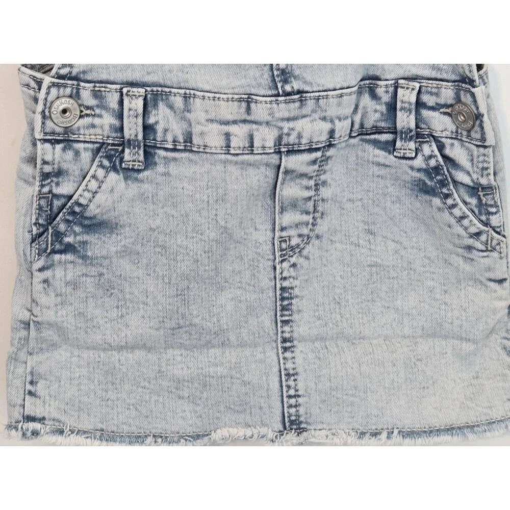 OshKosh B'gosh Vestbak Overalls Jean Skirt Girls -Size 2T